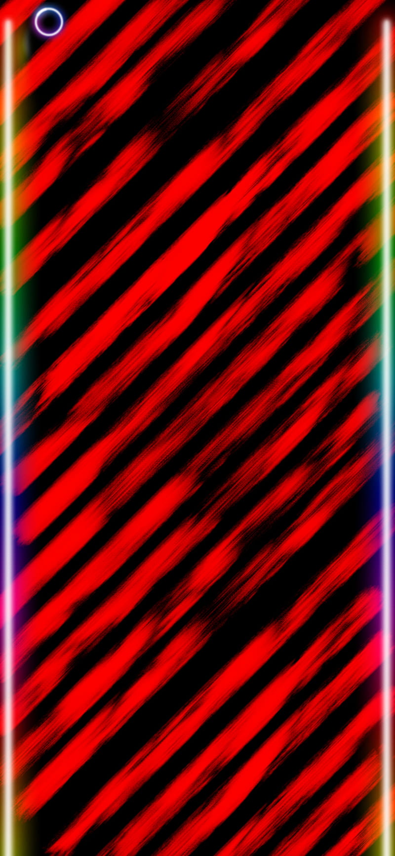 Mi 10 Self made xD, amoled, neon, oled, screen, selfmade, stripes, xiaomi, HD phone wallpaper