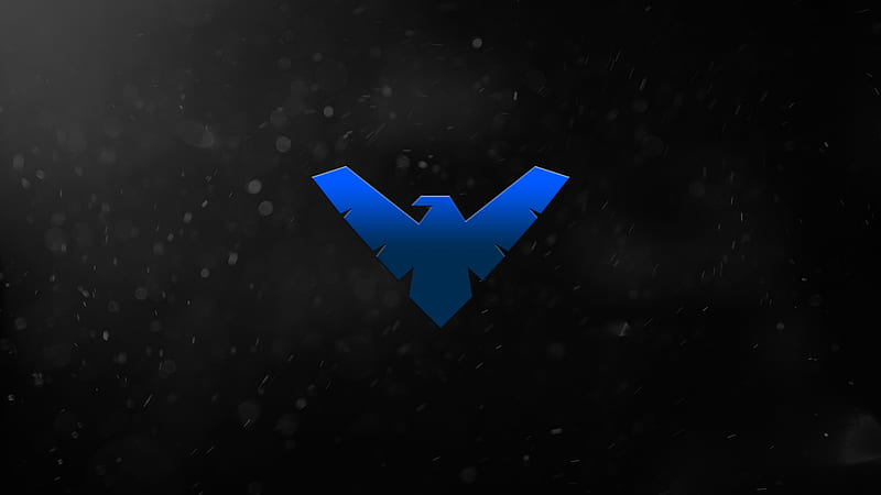 Night Wing Logo , nightwing, superheroes, logo, HD wallpaper