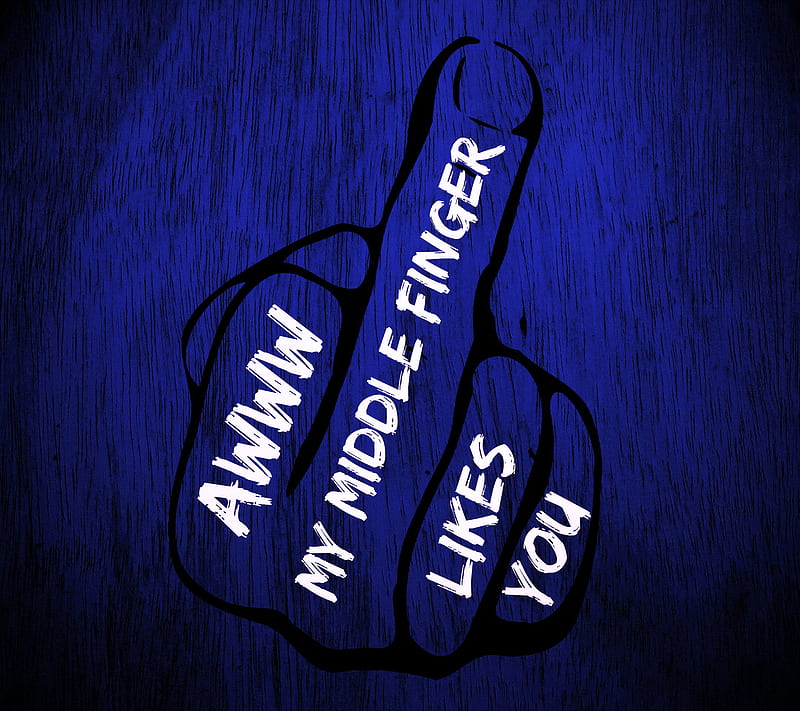 Middle Finger, black, finger, likes, middle, quote, red, saying, you, HD wallpaper