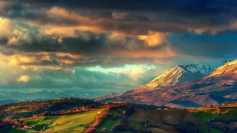 Wonderful Mother Earth Mountain Nature Wonderful Cloud Hd Wallpaper Peakpx