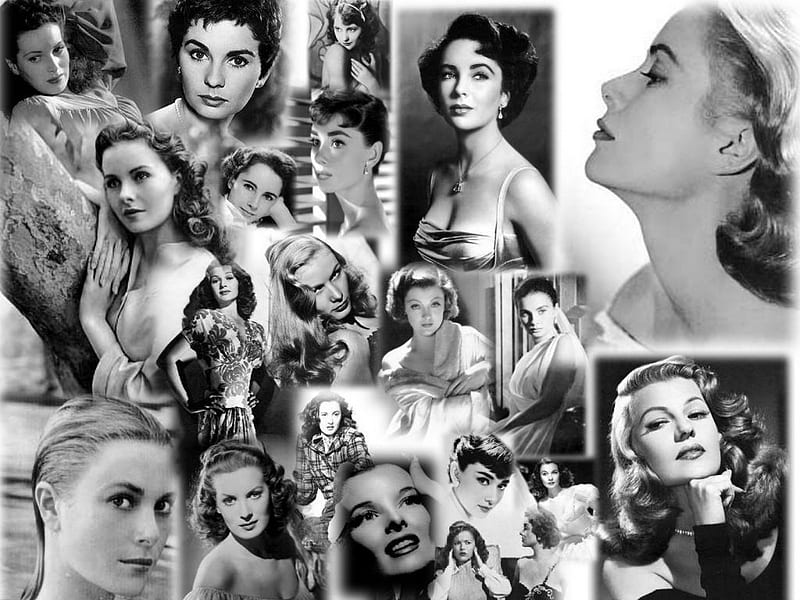 Back in the Days, collage, movie stars, HD wallpaper | Peakpx