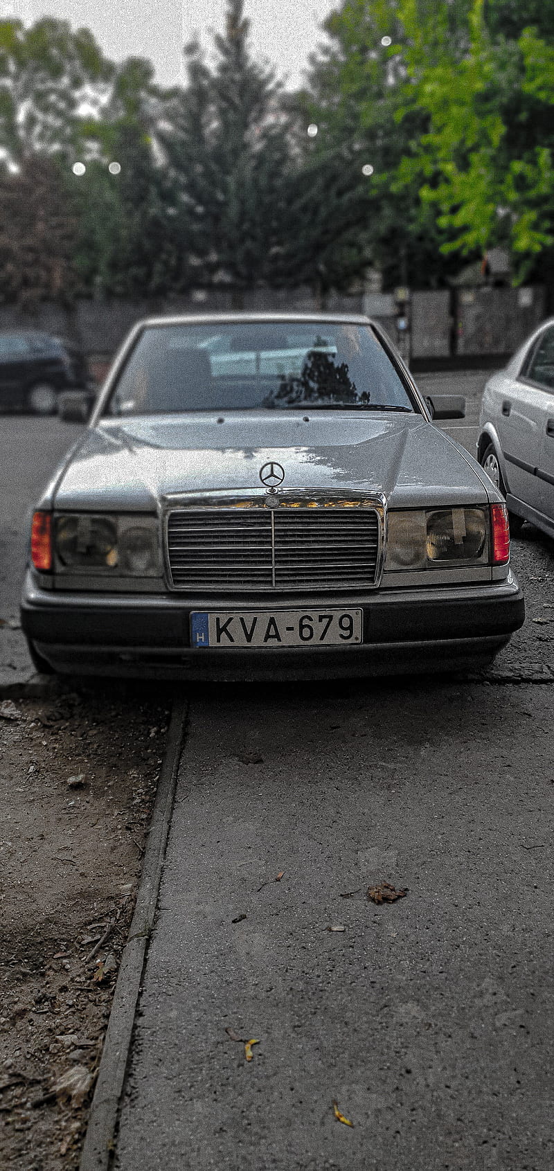 Mercedes W124, benz, car, carros, dope, oldschool, HD phone wallpaper