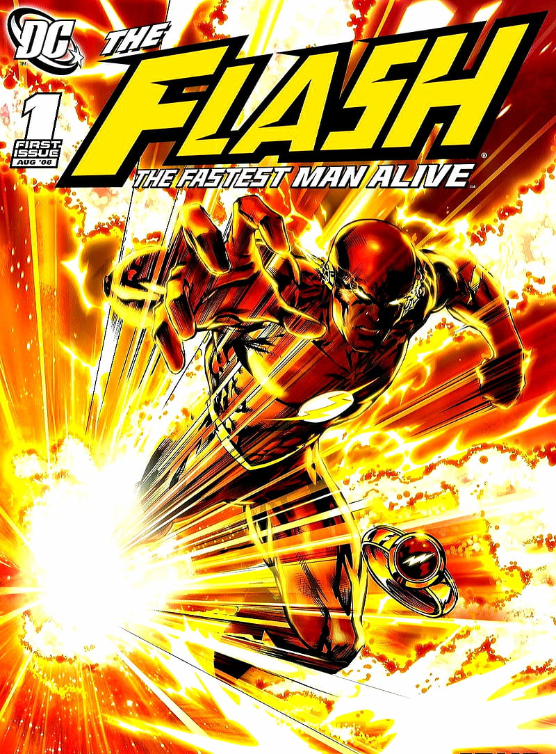 The Flash , poster, the flash comic, HD phone wallpaper