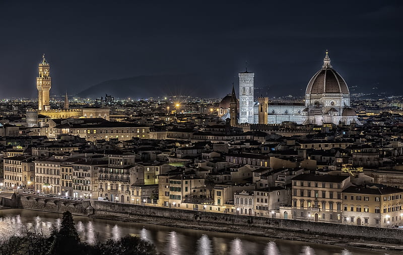 Cities, Florence, City, Italy, HD wallpaper