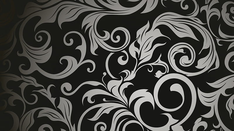 Fine Pattern 2, pattern, textures, graphics, abstract, florals, vector, HD wallpaper