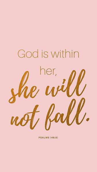 God in Her, christian, cute, cute christian, girl quotes, god, jesus, luvujesus, pink, she, HD phone wallpaper