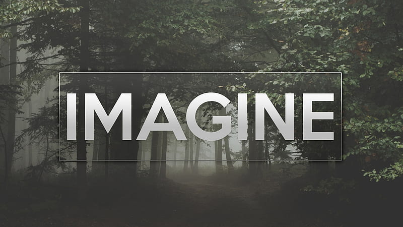 Imagine, imagine, typography, HD wallpaper
