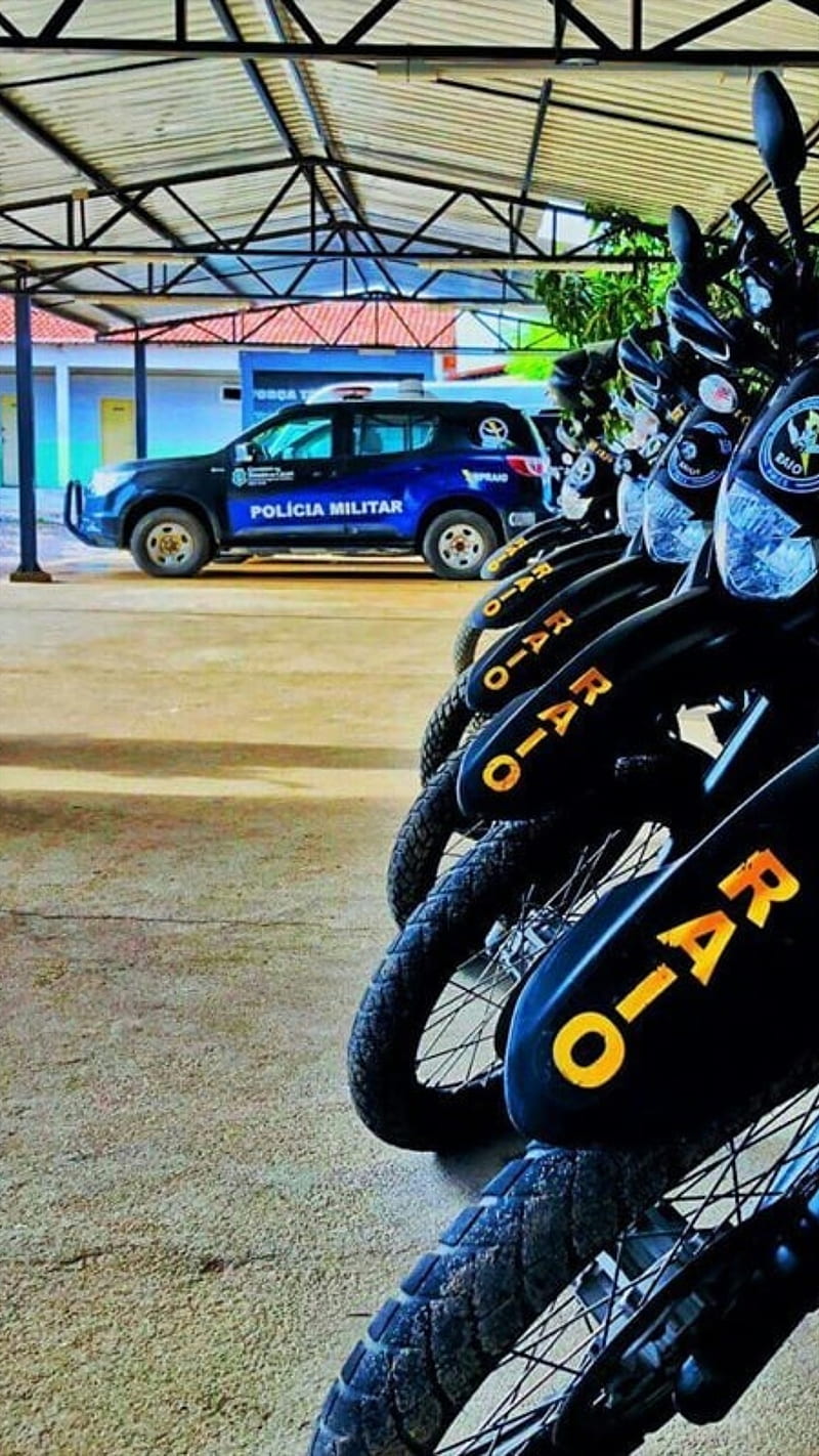 RAIO PMCE, bpraio, moto, carro, viatura, police, policia, car, motocycle, HD phone wallpaper