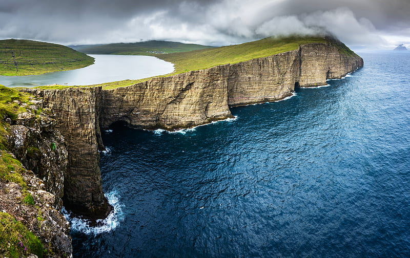Earth, Coastline, Faroe Islands, HD wallpaper