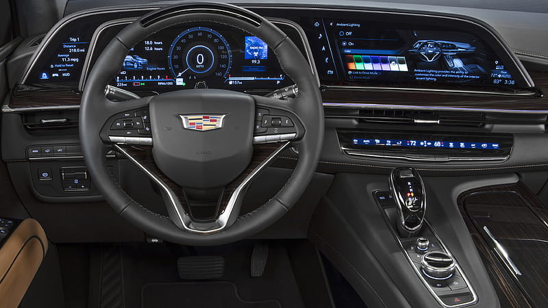 2021 Cadillac Escalade Platinum Luxury Interior, HD wallpaper