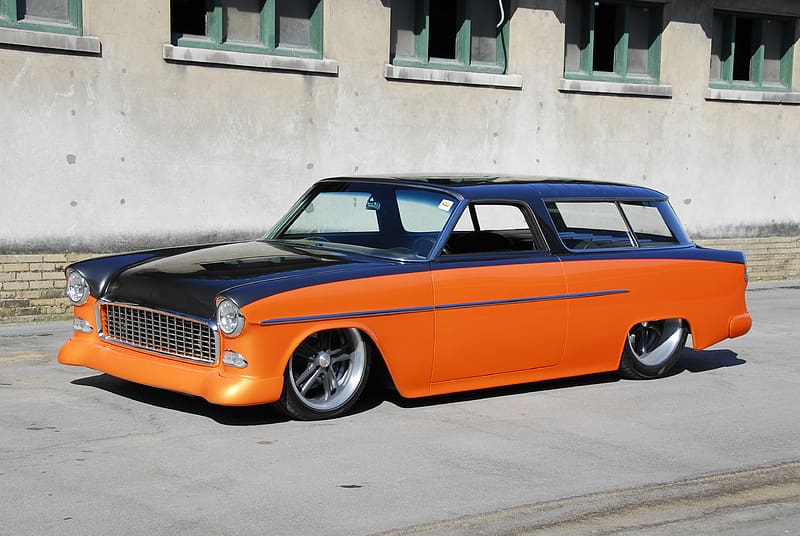 Chevrolet, Vehicles, 1955 Chevy Nomad, HD wallpaper