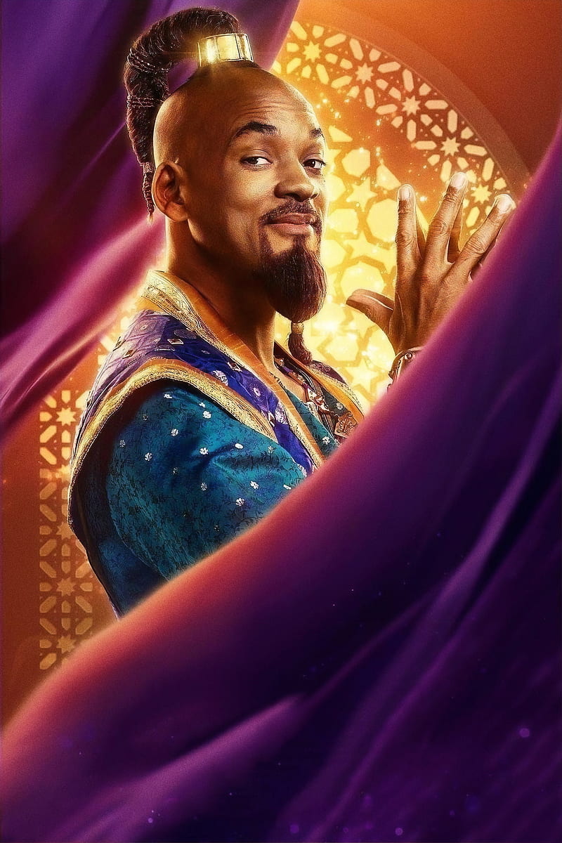 Will Smith As Genie in Aladdin Movie, HD phone wallpaper