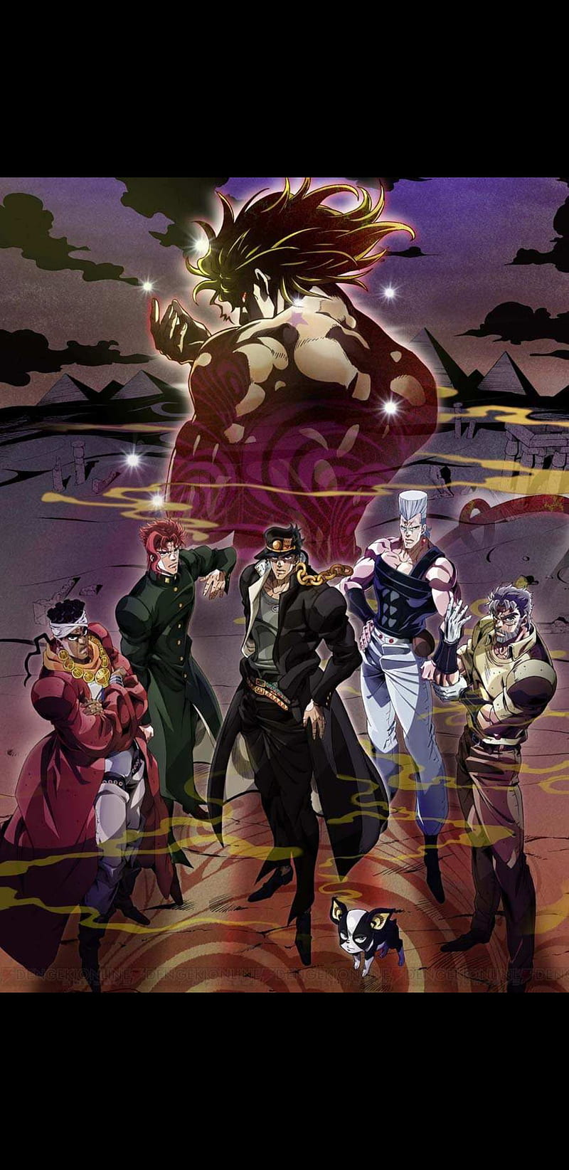 JoJo's Bizarre Adventure Villains [Shadow Dio] iPhone Wallpaper