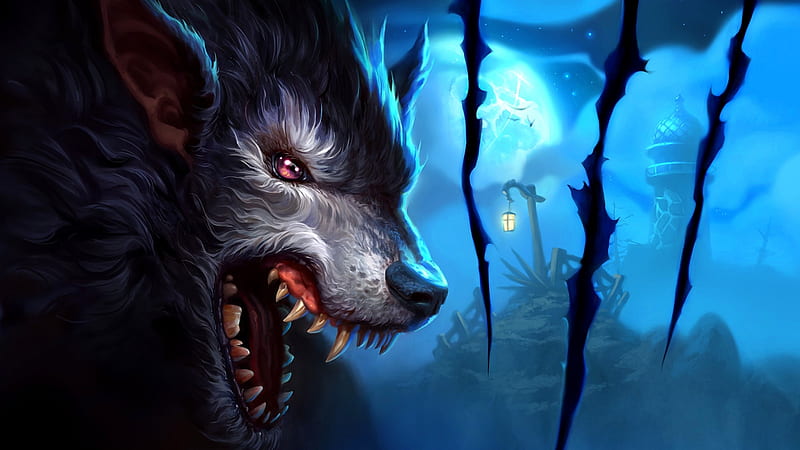 Online Wolf [] for your , Mobile & Tablet. Explore Werewolf . Werewolves , Classic Werewolf , 1920 x 1080 Werewolf, Vintage Werewolf, HD wallpaper