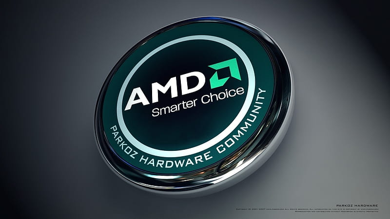 AMD logo-Digital brand advertising, HD wallpaper