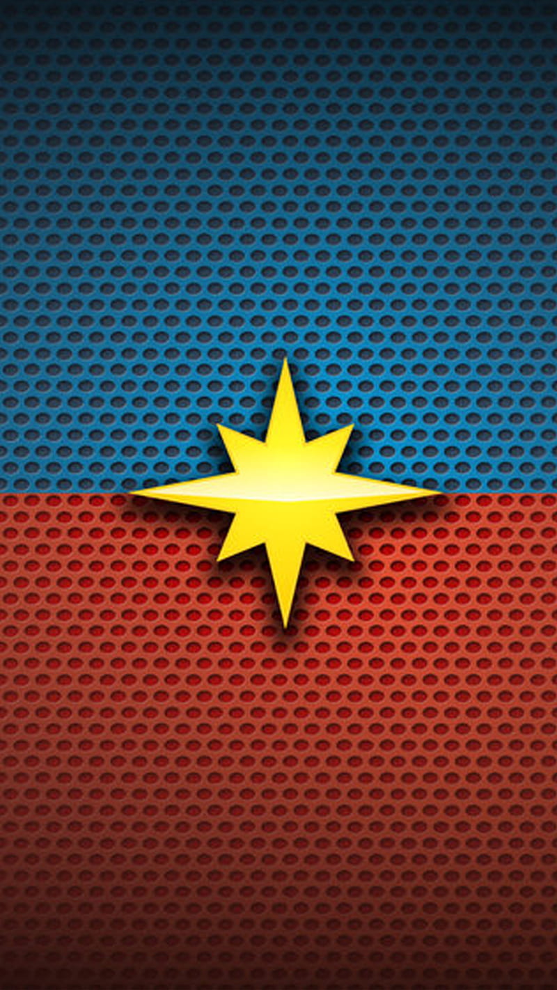 Captain Marvel Logo, brie, brie larson, captain marvel, carol, carol danvers, danvers, larson, HD phone wallpaper