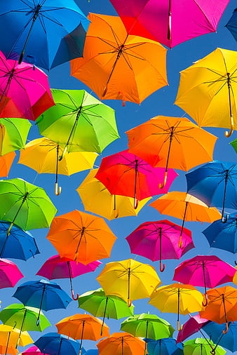 HD red umbrella wallpapers | Peakpx