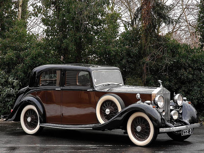 1938-Rolls Royce 25/30 Sport Saloon, rolls royce, classic, 1938, HD wallpaper