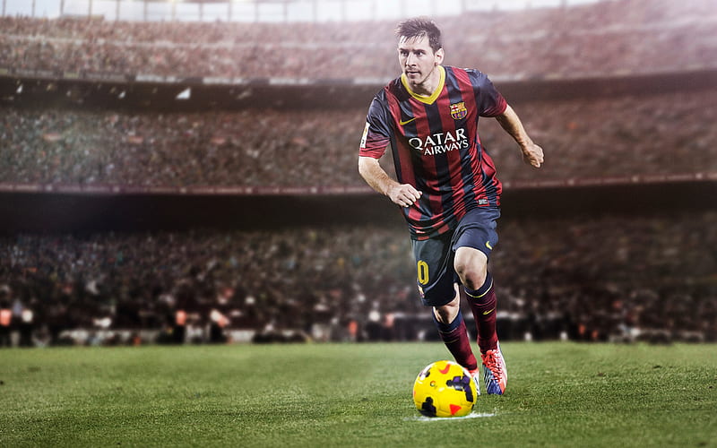 Messi, fan art, football stars, FCB, argentinian footballer, Barcelona FC,  Lionel Messi, HD wallpaper | Peakpx