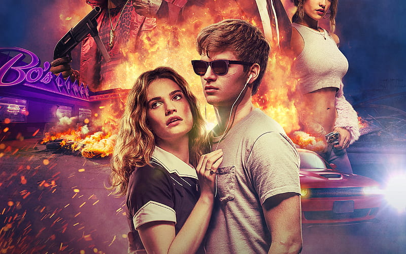 Baby Driver, 2017, Baby, movies, Driver, HD wallpaper