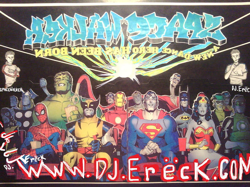 dj.Ereck presents: Trance - Comic - Planetarium, spacewalker, music, entertainment, djEreck, dj, HD wallpaper