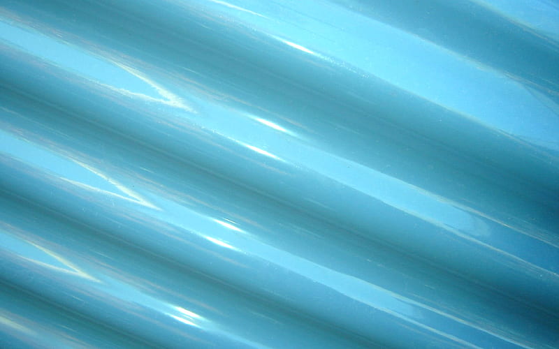 blue waves texture, metal wave texture, blue metal wave background, metal texture, HD wallpaper