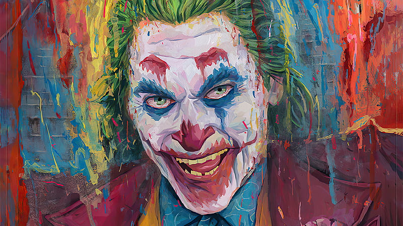 Colorful Painting Of Joker Joaquin Phoenix Joker, HD wallpaper | Peakpx