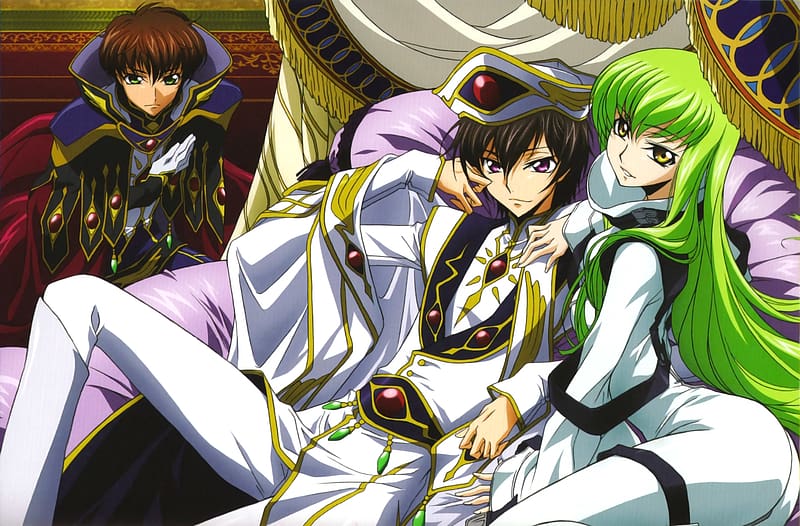 Download Lelouch Lamperouge And Kururugi Suzaku In Full Action