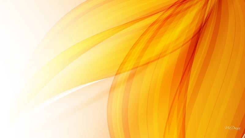 Autumn Silk, fall, autumn, satin, orange, yellow, swirls, waves, abstract,  gold, HD wallpaper | Peakpx