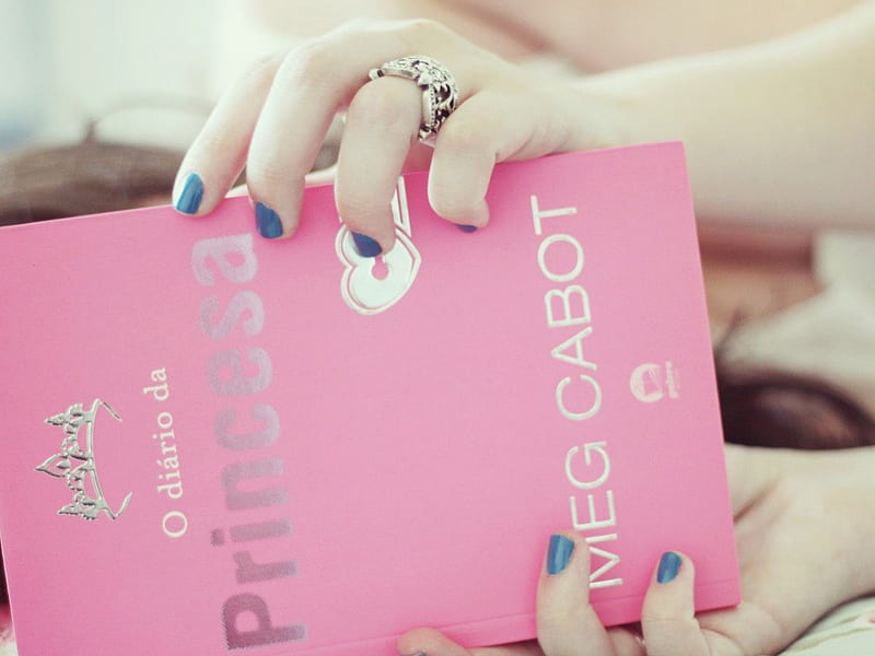 Book Hand Ring Fingers Pink Style Hd Wallpaper Peakpx