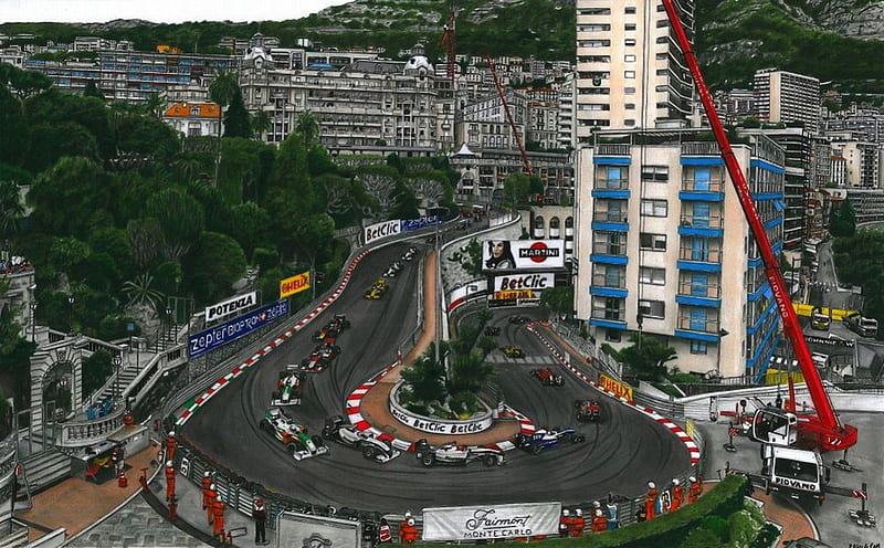 Monaco Grand Prix 2010, grand prix, carros, racing cars, monaco, F1, racing, street racing, HD wallpaper