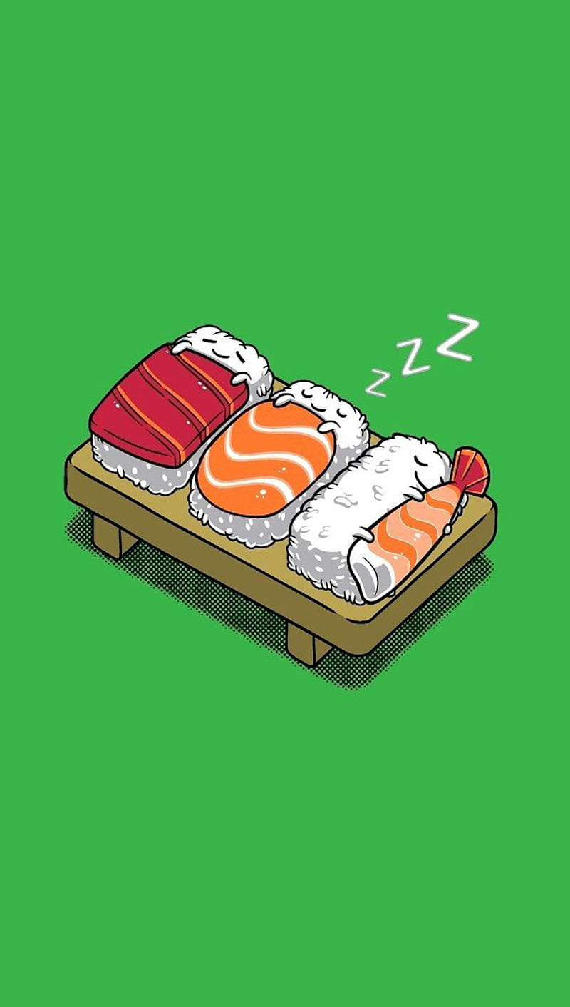 Sleeping Sushi, nbc, s, HD phone wallpaper