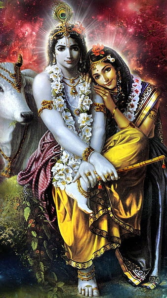 Lord Radhe Krishna HD Desktop Wallpaper