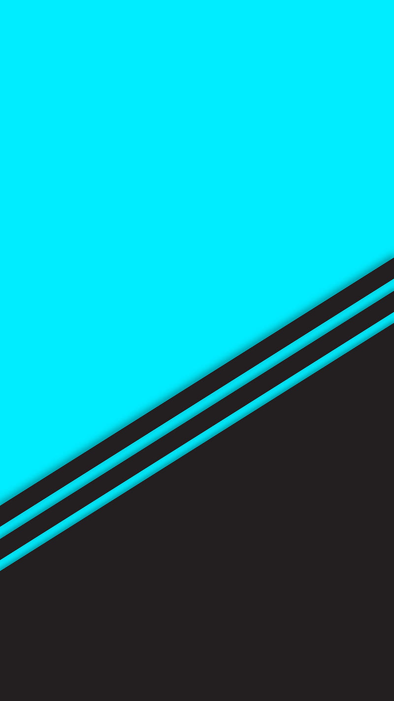 Abstract black & blue, desenho, flat, lines, modern, simple, style, HD  phone wallpaper | Peakpx