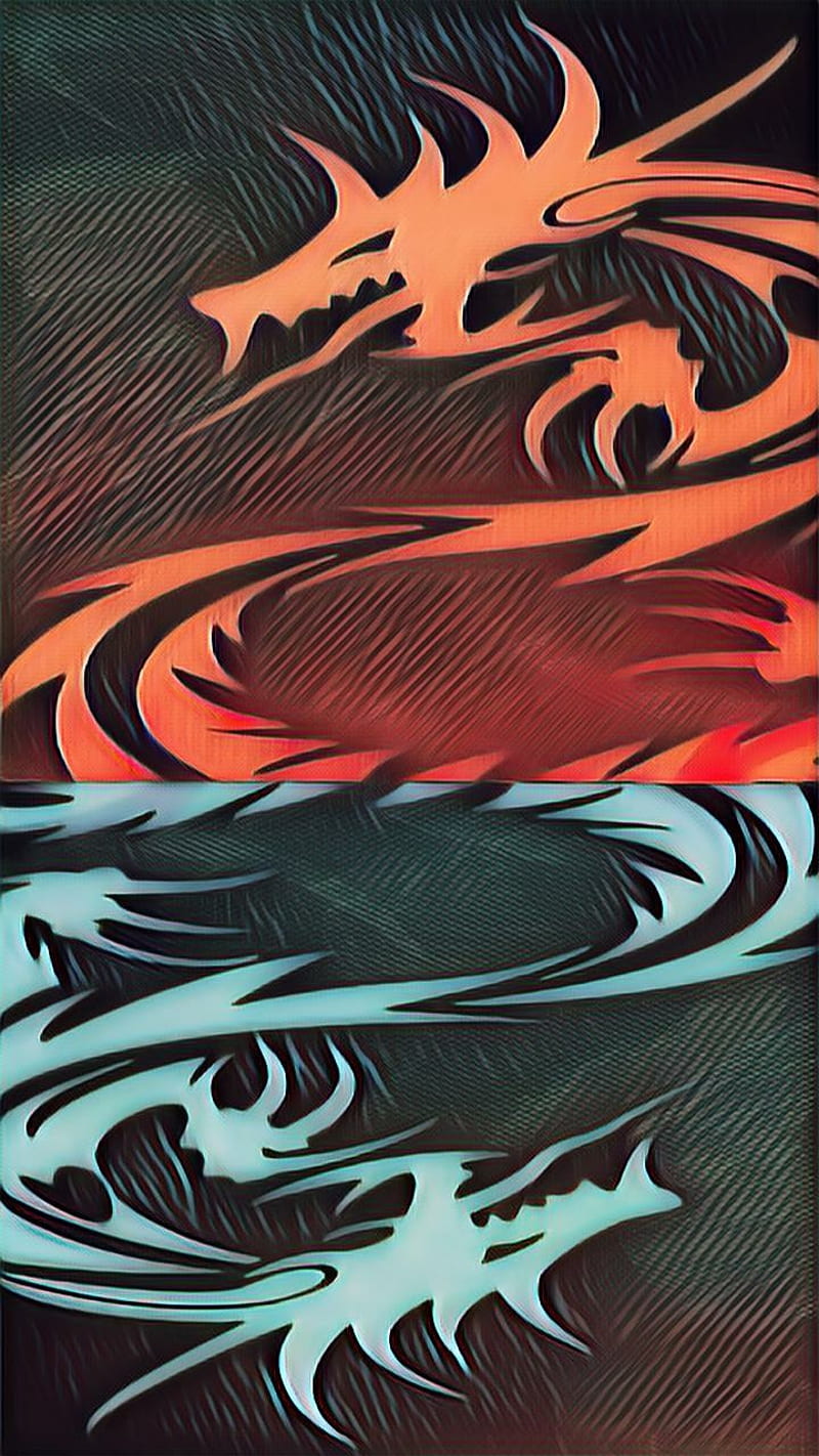 Ice Fire Dragon HQ Desktop Wallpaper 16720 - Baltana