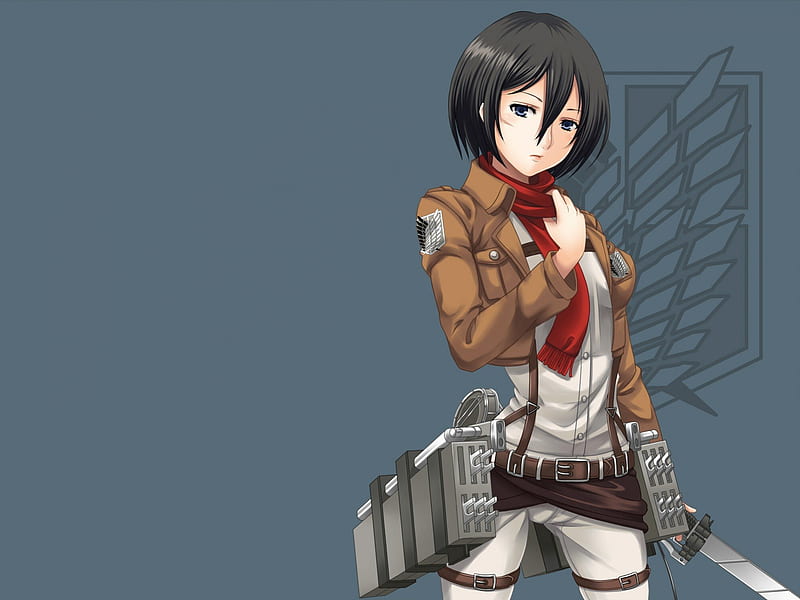 Mikasa //  Attack on titan, Anime, Anime girl
