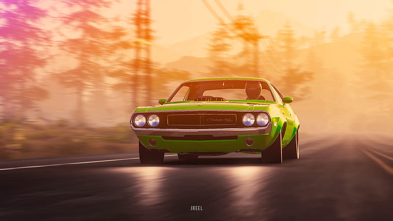 1970 Dodge Challenger RT From The Crew 2, the-crew-2, the-crew, games, pc-games, xbox-games, ps-games, artist, artwork, artstation, dodge-challenger, dodge, HD wallpaper