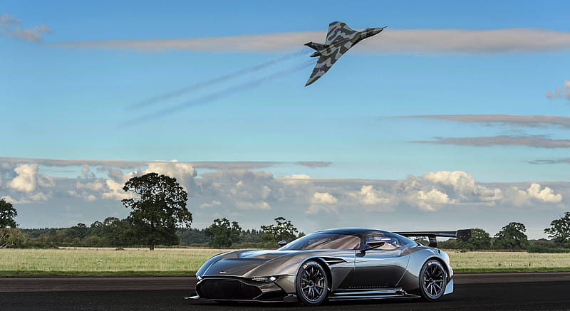 2016 Aston Martin Vulcan and V Bomber - Front , car, HD wallpaper