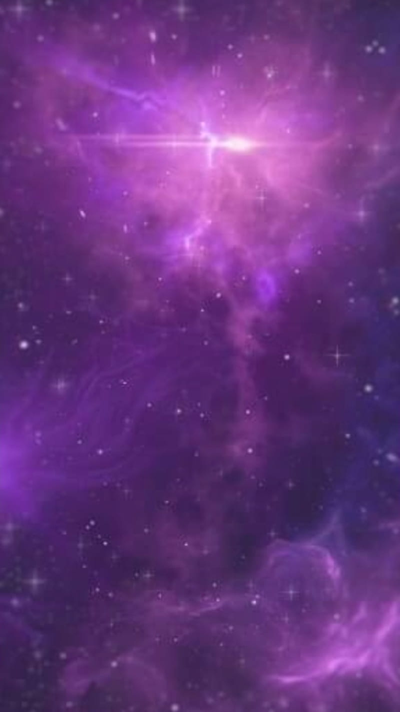 Purple Galaxy , space, stars, thoughts, universe, violet, HD phone wallpaper