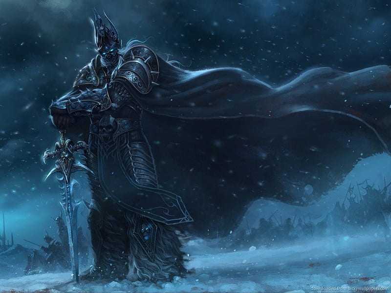 World of Warcraft Lich King, games, snow, LichKing, world of warcraft, winter, HD wallpaper