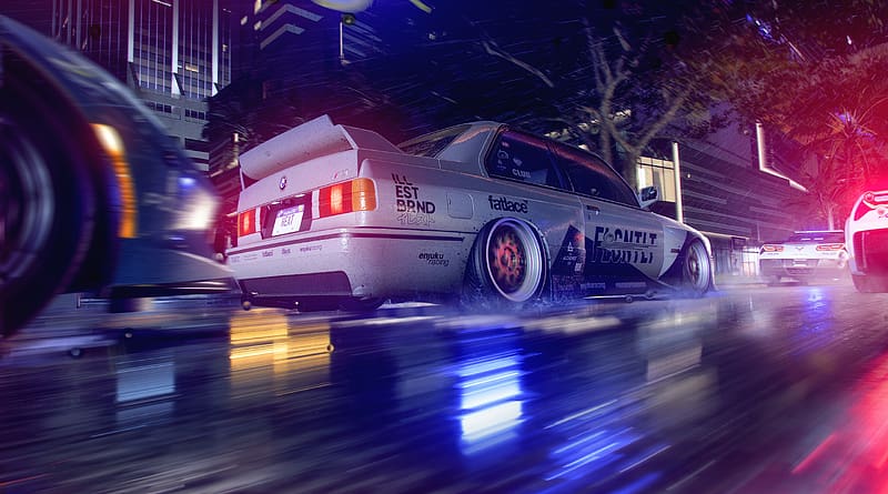 Need For Speed, Race Car, Video Game, Need For Speed Heat, HD wallpaper