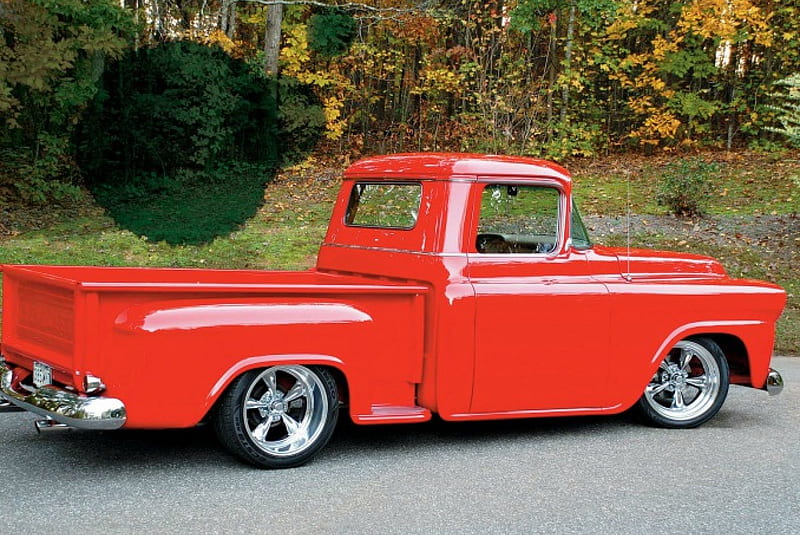 59 Chevy Classic Gm Bowtie Truck Hd Wallpaper Peakpx