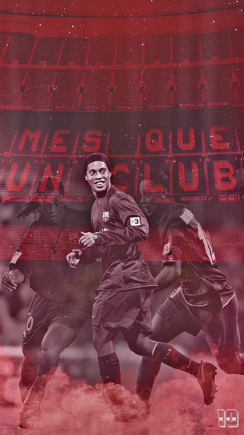 Ronaldinho, barcelona, gaucho, mago, r10, HD phone wallpaper