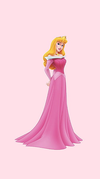 disney princess with pink dress