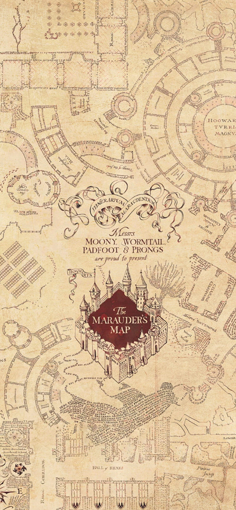 Harry Potter Marauders Map - Harry Potter Aesthetic, HD phone wallpaper