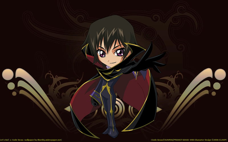 Chibi Lelouch Cute Code Anime Zero Geass Lelouch Chibi Hd Wallpaper Peakpx