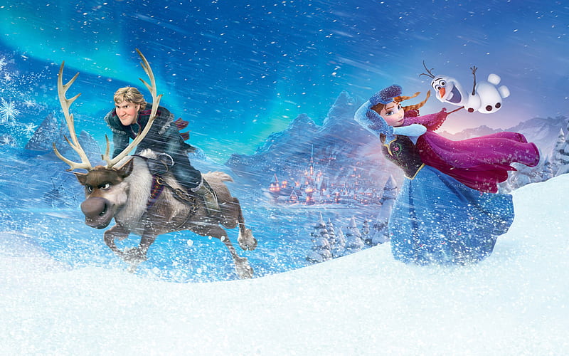 Frozen Movie Anna Kristoff, frozen, movies, HD wallpaper