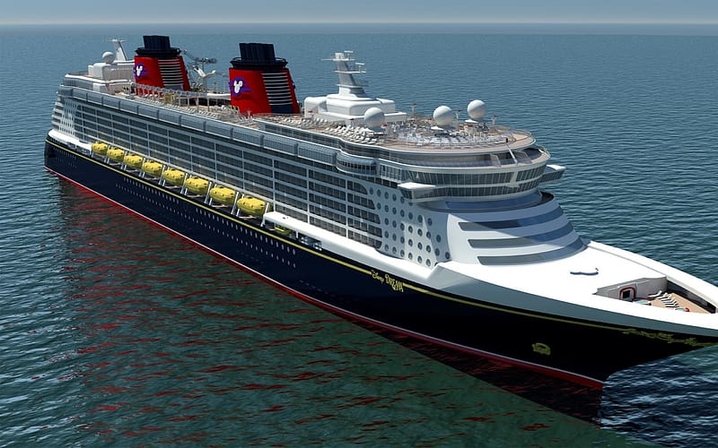 Ship, Cruise Ship, Vehicles, Disney Dream, Cruise Ships, HD wallpaper