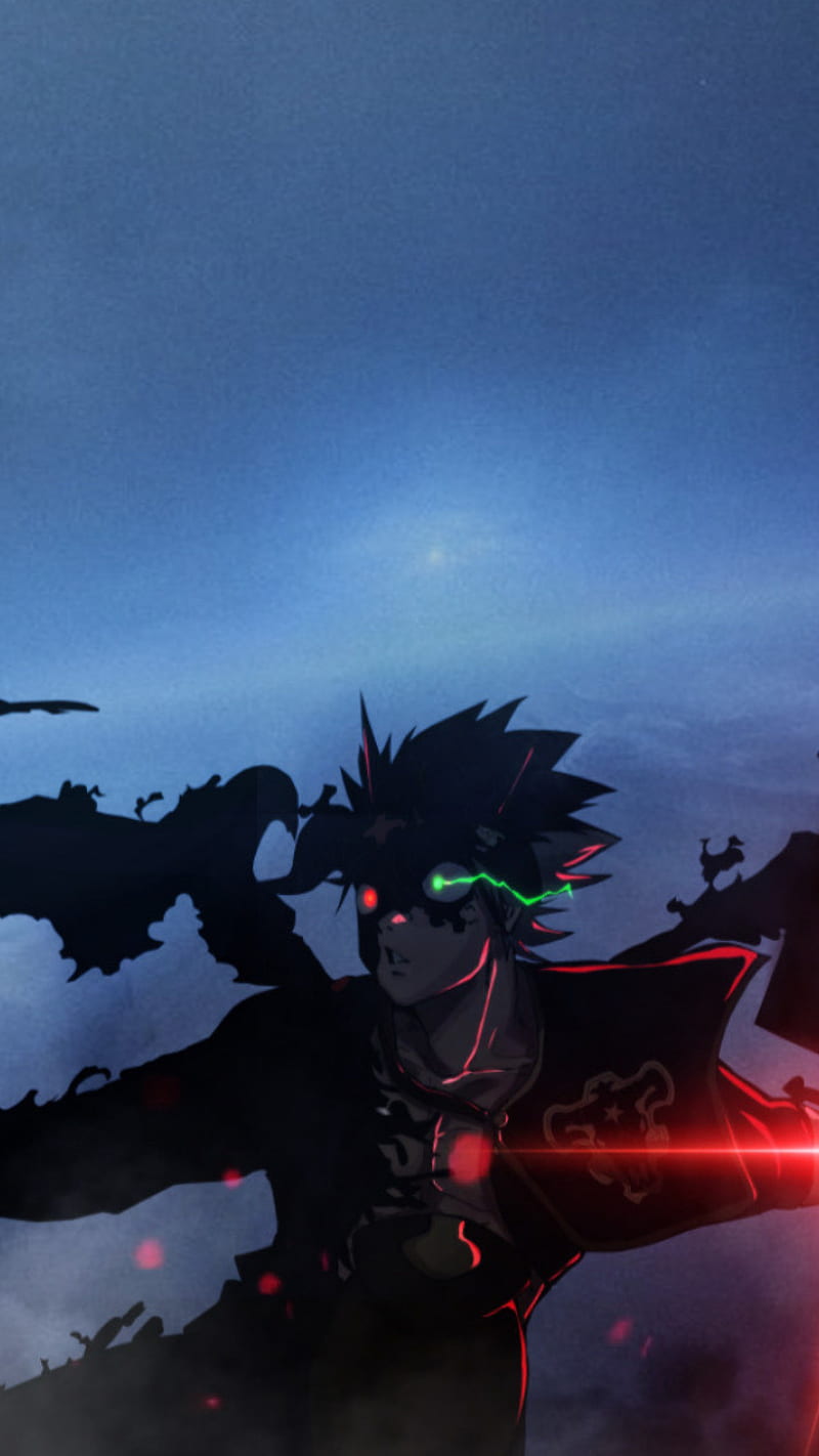 Red and Black: Asta Union Mode! Fanart/Wallpaper that I made : r