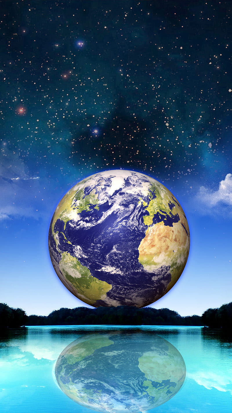 earth, planet, planete, terre, HD phone wallpaper